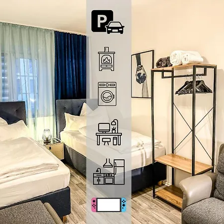 Katies - Zentral - 4 - 7 Personen - 2 Parken - Nintendo Switch - Disneyplus - E-kamin Apartment